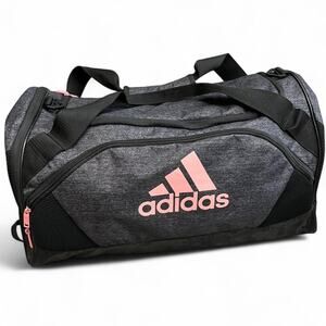 Adidas Team Issue II Medium Duffel Gym Travel Bag Black & Pink New With Tag